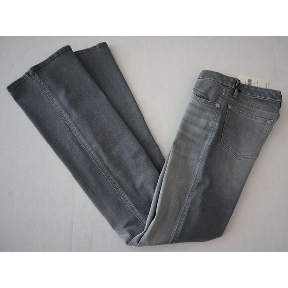7 For All Mankind Women's Sz 28 Gray Kimmie Mid Rise Bootcut Denim Jeans - Picture 11 of 13